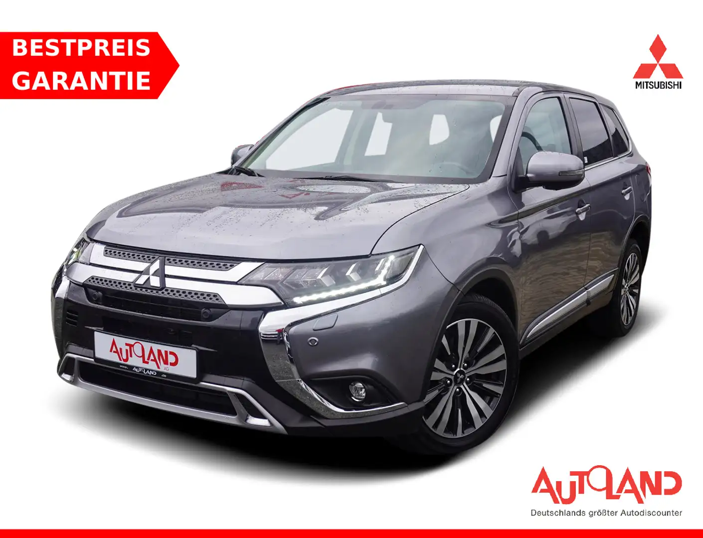 Mitsubishi Outlander 2.0 MIVEC LED 360° Navi Totwinkel DAB Grau - 1