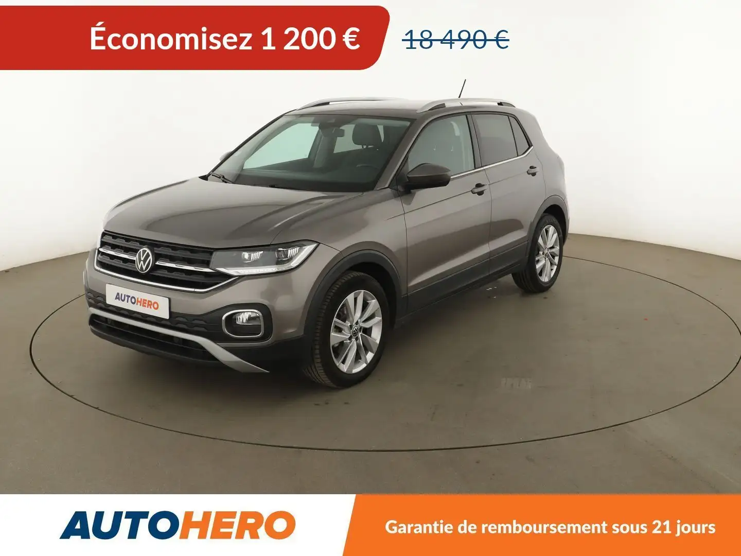 Volkswagen T-Cross 1.0 TSI Carat Gris - 1