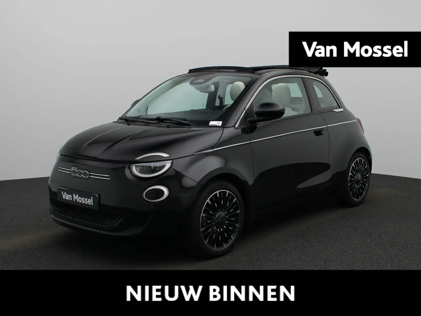 Fiat 500e C La Prima 42 kWh | NAVIGATIE | ACHTERUITRIJCAMERA Zwart - 1