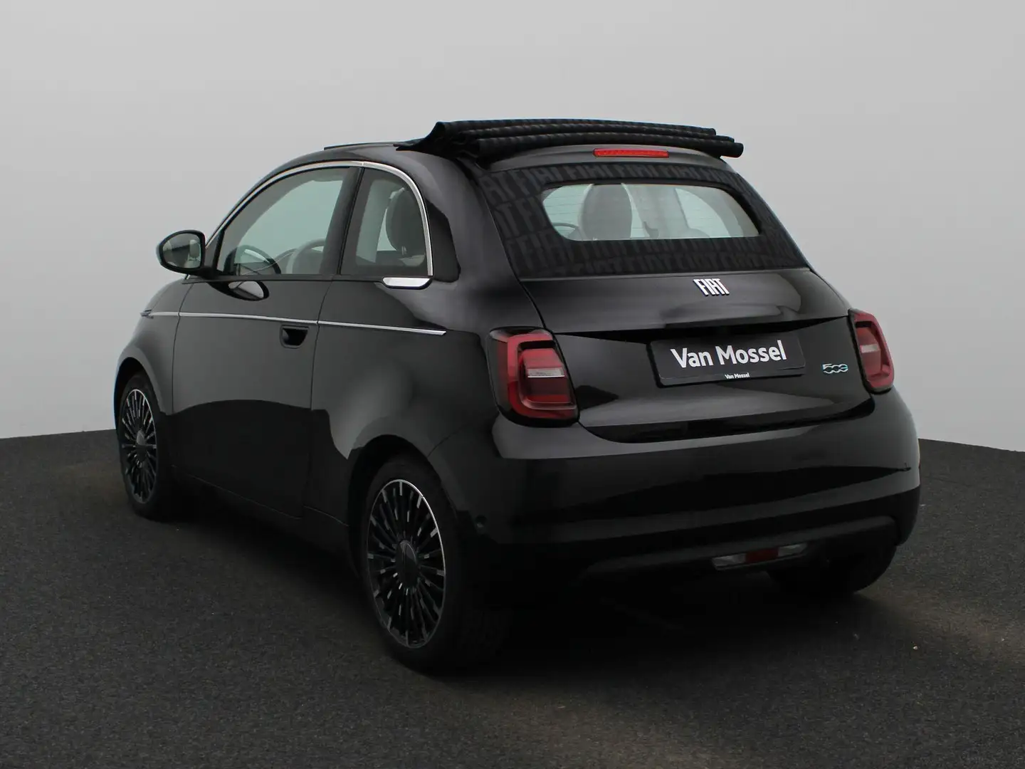 Fiat 500e C La Prima 42 kWh | NAVIGATIE | ACHTERUITRIJCAMERA Zwart - 2
