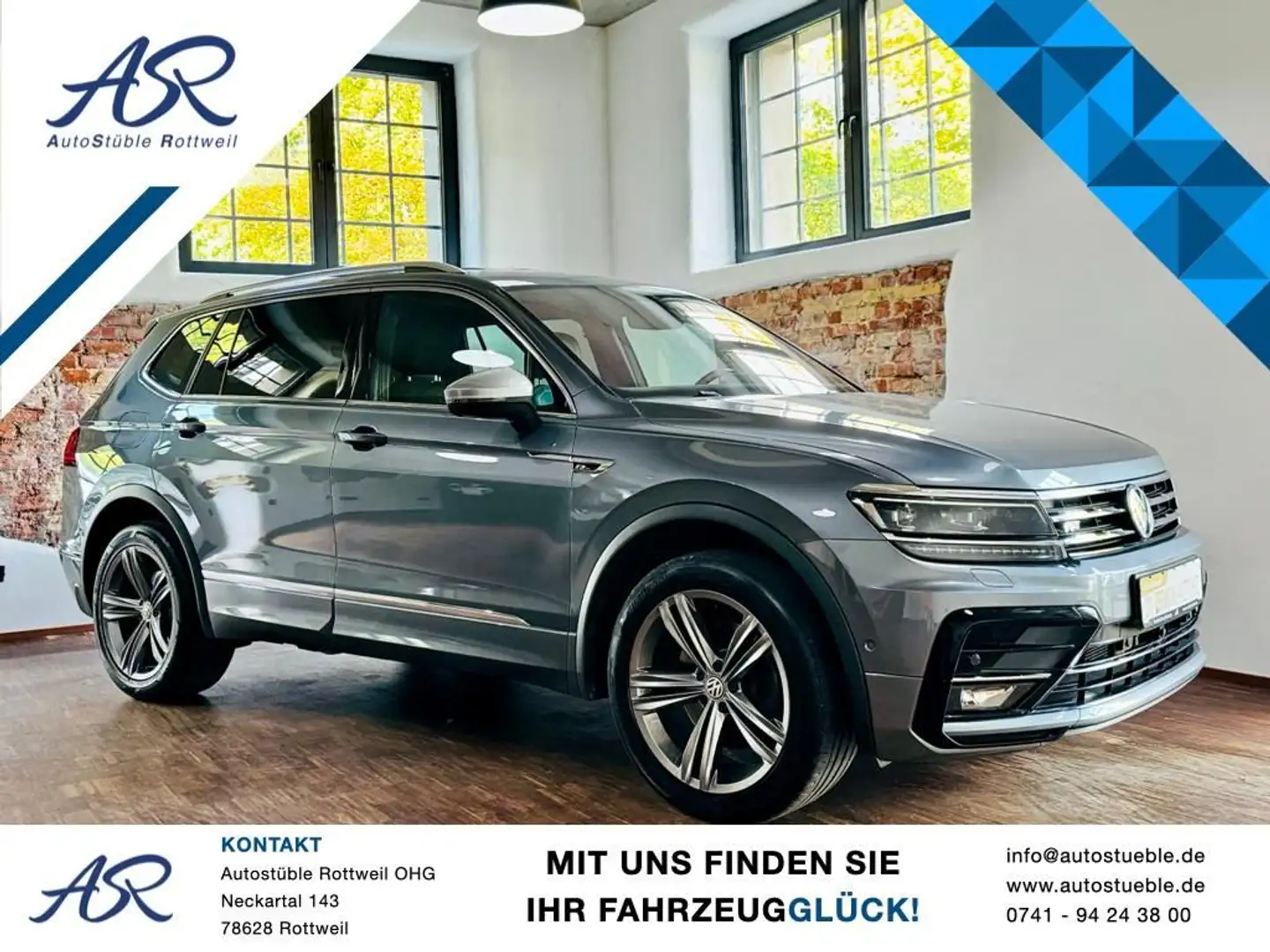 Volkswagen Tiguan Allspace 2.0 TDI DSG 4M Highline R-Line Grau - 1