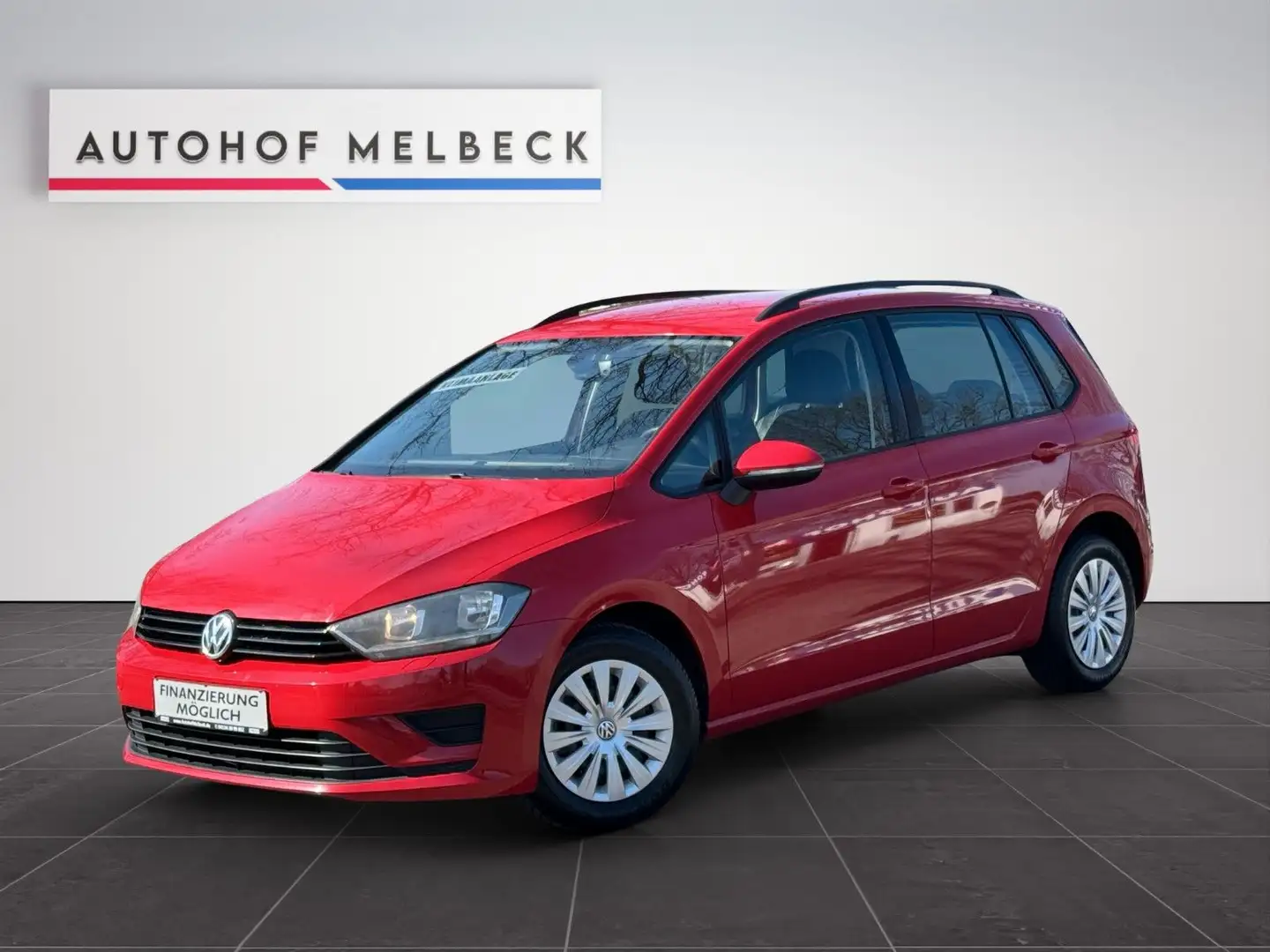 Volkswagen Golf Sportsvan Trendline *2.HAND*S-HEFT*KLIMA* Rosso - 1