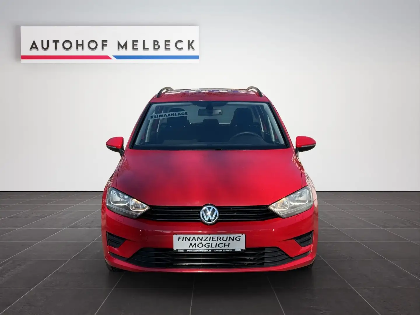 Volkswagen Golf Sportsvan Trendline *2.HAND*S-HEFT*KLIMA* Rosso - 2