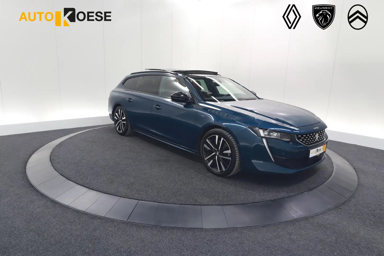 Peugeot 508 1.6 HYbrid 225 GT | Trekhaak | Panoramadak | FOCAL Bleu - 1