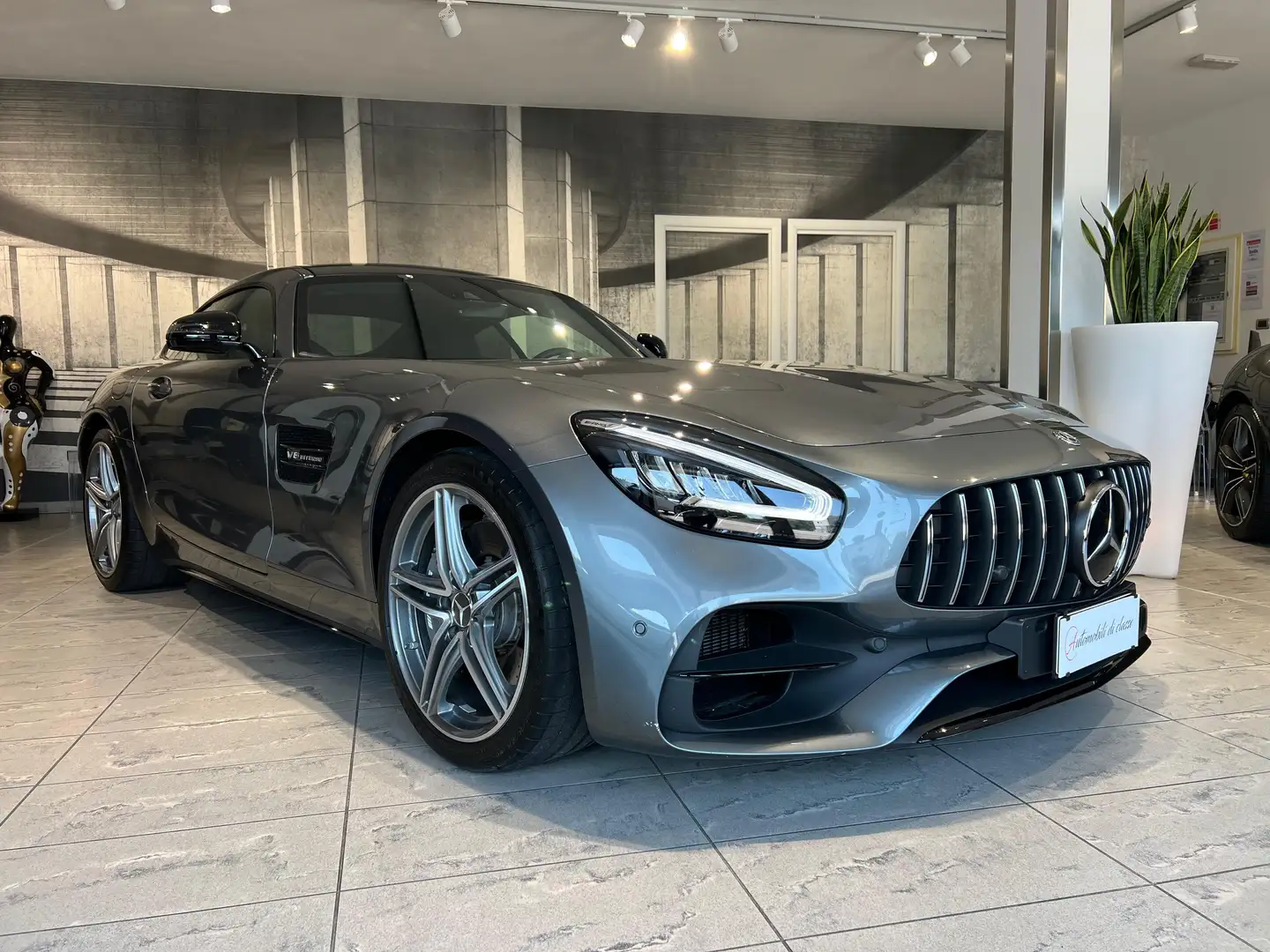 Mercedes-Benz AMG GT 4.0 476cv auto my2020-Tetto-LED-UFFICIALE! Gri - 2