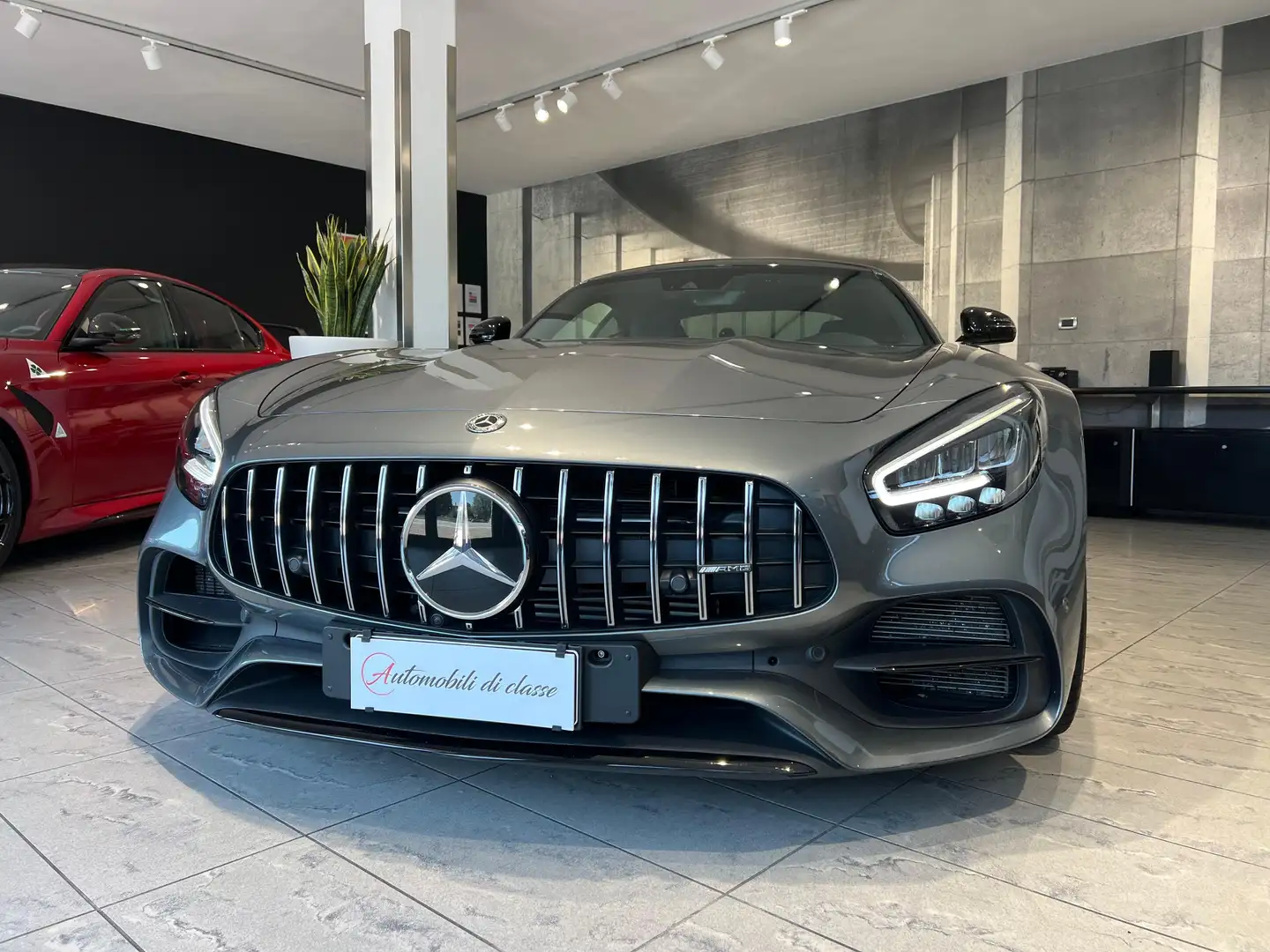 Mercedes-Benz AMG GT 4.0 476cv auto my2020-Tetto-LED-UFFICIALE! Grigio - 1