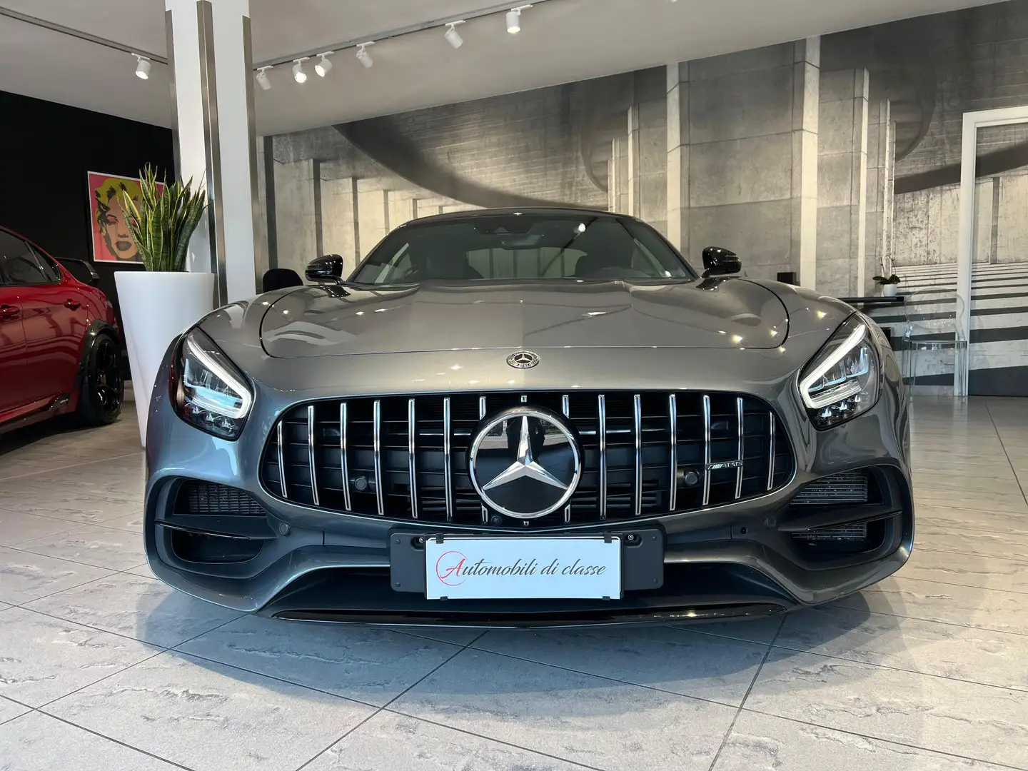 Mercedes-Benz AMG GT 4.0 476cv auto my2020-Tetto-LED-UFFICIALE! Grigio - 2