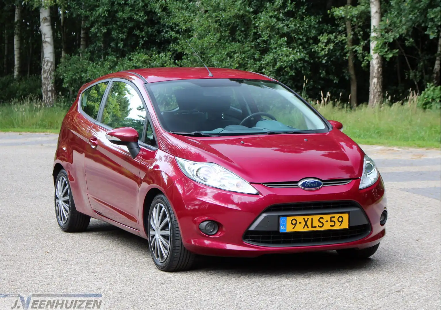 Ford Fiesta 1.25 Ghia | 2009 | Leuke auto! | Airco | Rood - 1