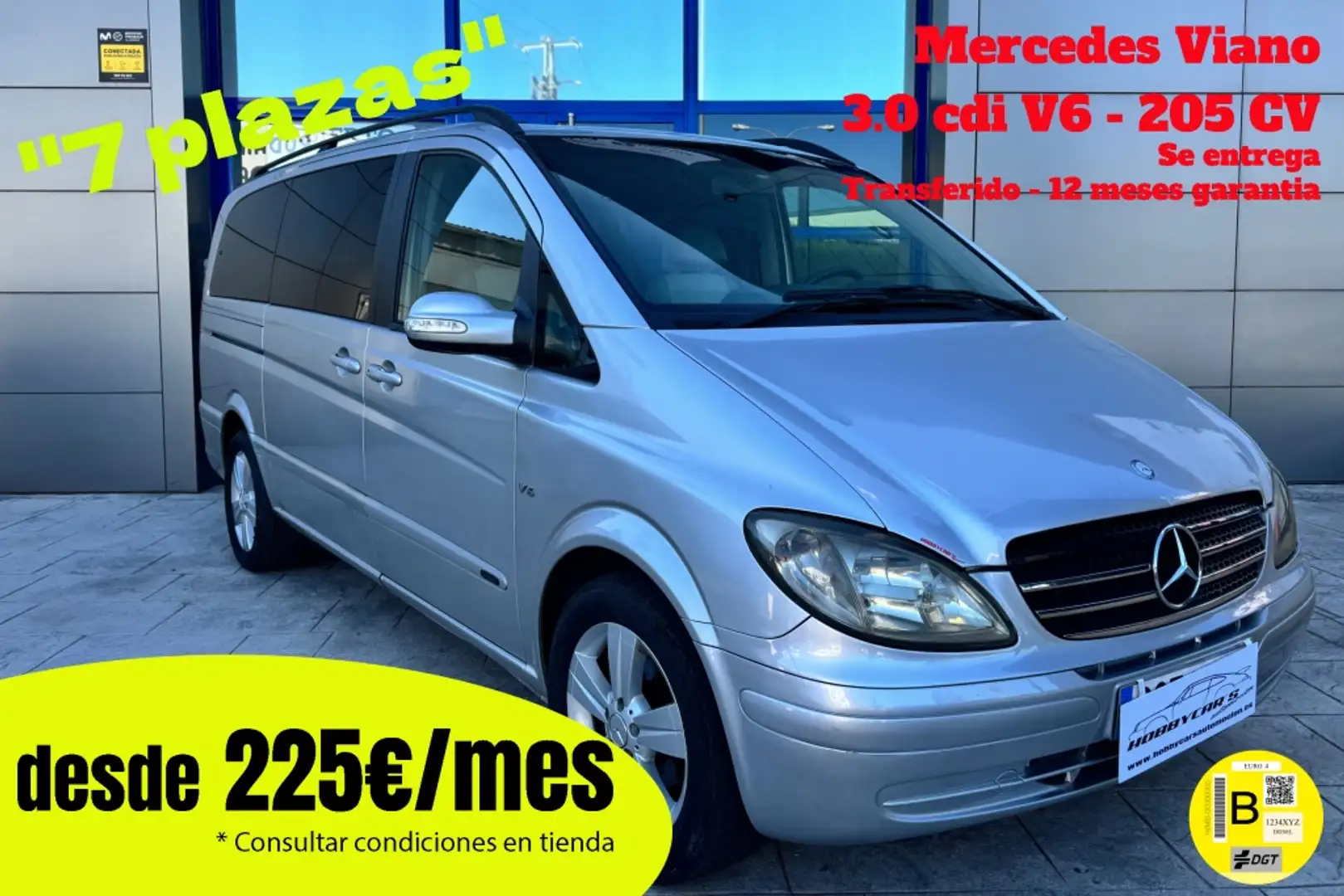 Mercedes-Benz Viano 3.0CDI Trend Extralargo Aut. Gris - 1