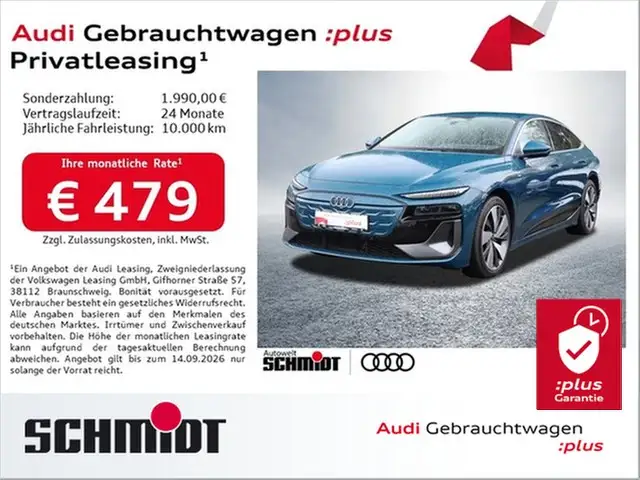 Audi A6 e-tron Sportback AHK ACC Tech+ Kamera Matrix LED Sports.