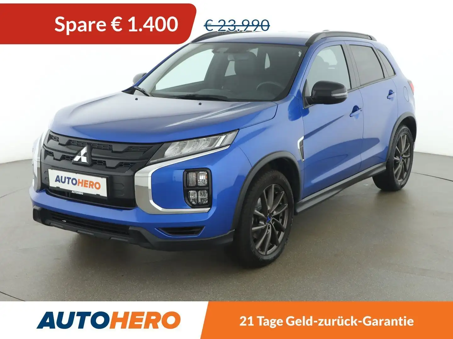 Mitsubishi ASX 2.0 MIVEC Invite 4WD Aut. *LED*SPUR*TOT*CAM* Blau - 1