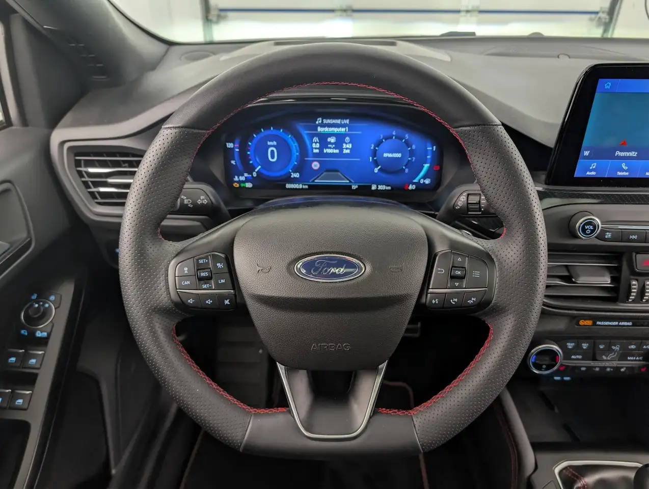 Ford Focus Turnier 1.0 M-Hybrid ST-Line X Matrix+AHK, миниатюра 22