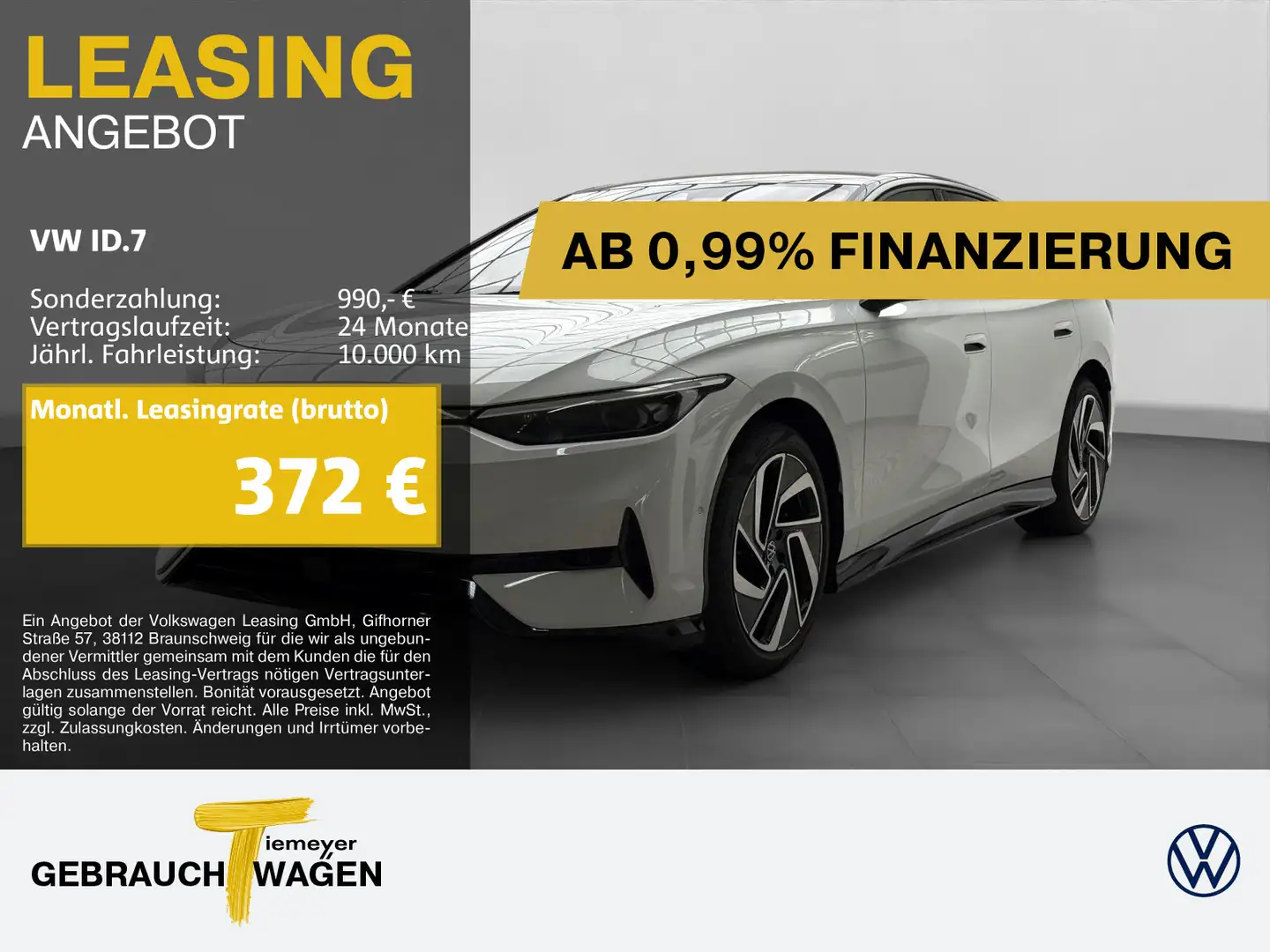 Volkswagen ID.7 PRO LM20 HARMAN AHK WÄRMEPUMPE Weiß - 1