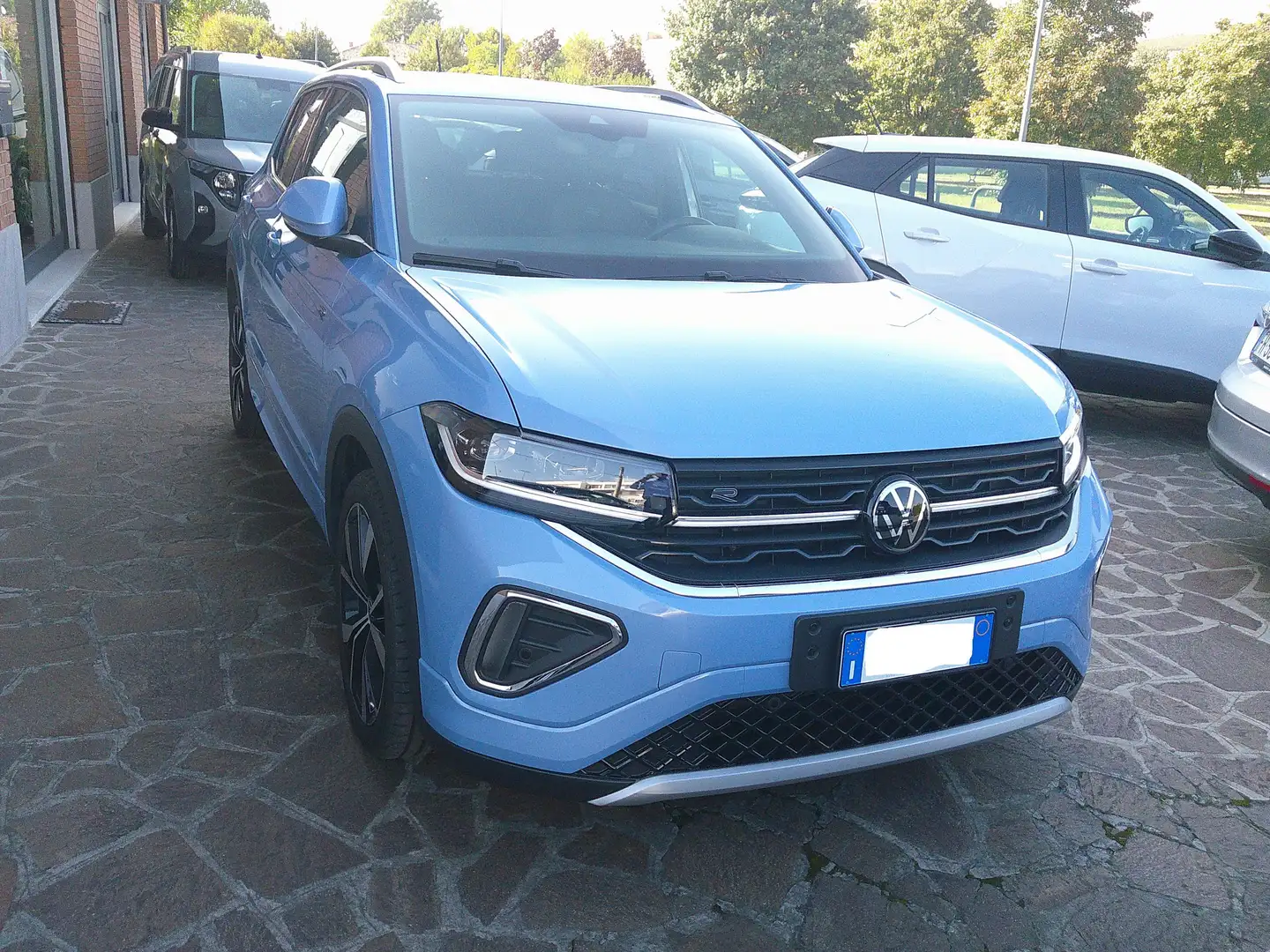 Volkswagen T-Cross 1.0 tsi R-Line Plus 115cv dsg con Gancio Traino Blu/Azzurro - 1