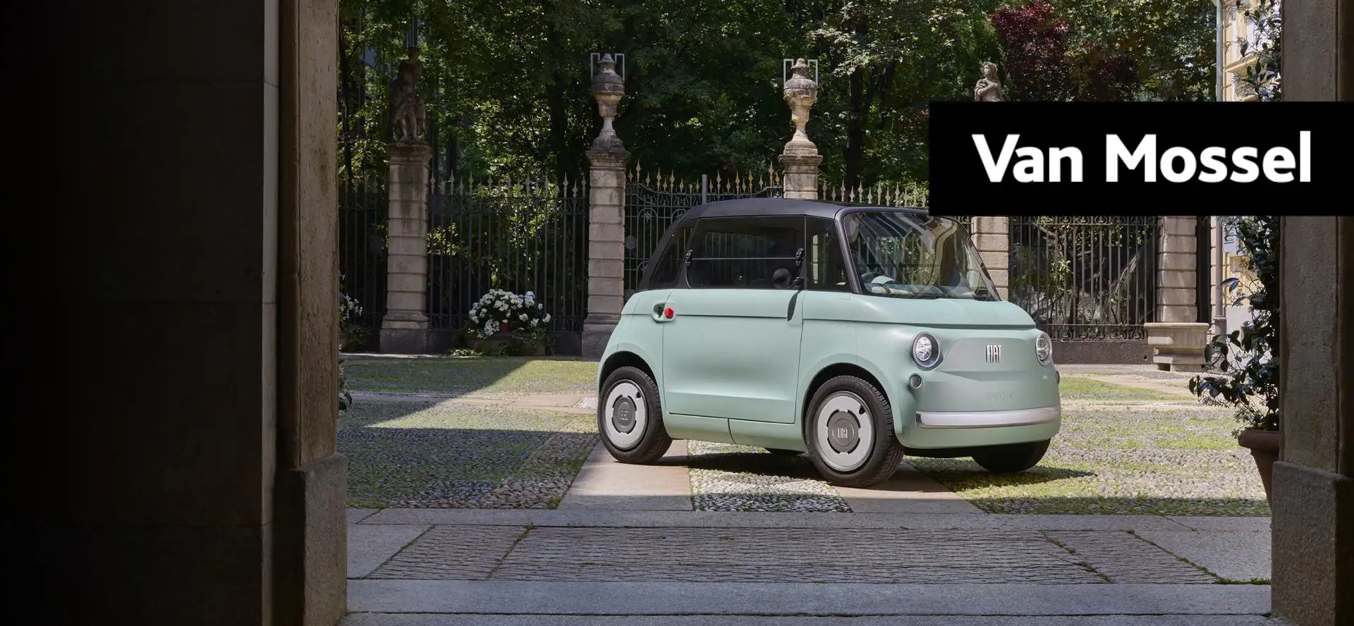 Fiat Topolino | Led Verlichting | Panorama dak | Smartphone houd Verde - 1