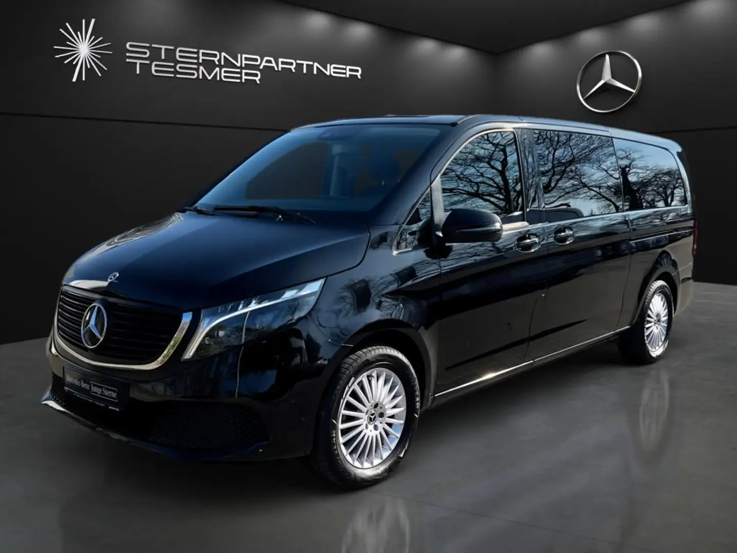 Mercedes-Benz EQV 300 Extralang elekTüren+8Sitze+langeSchienen Zwart - 2