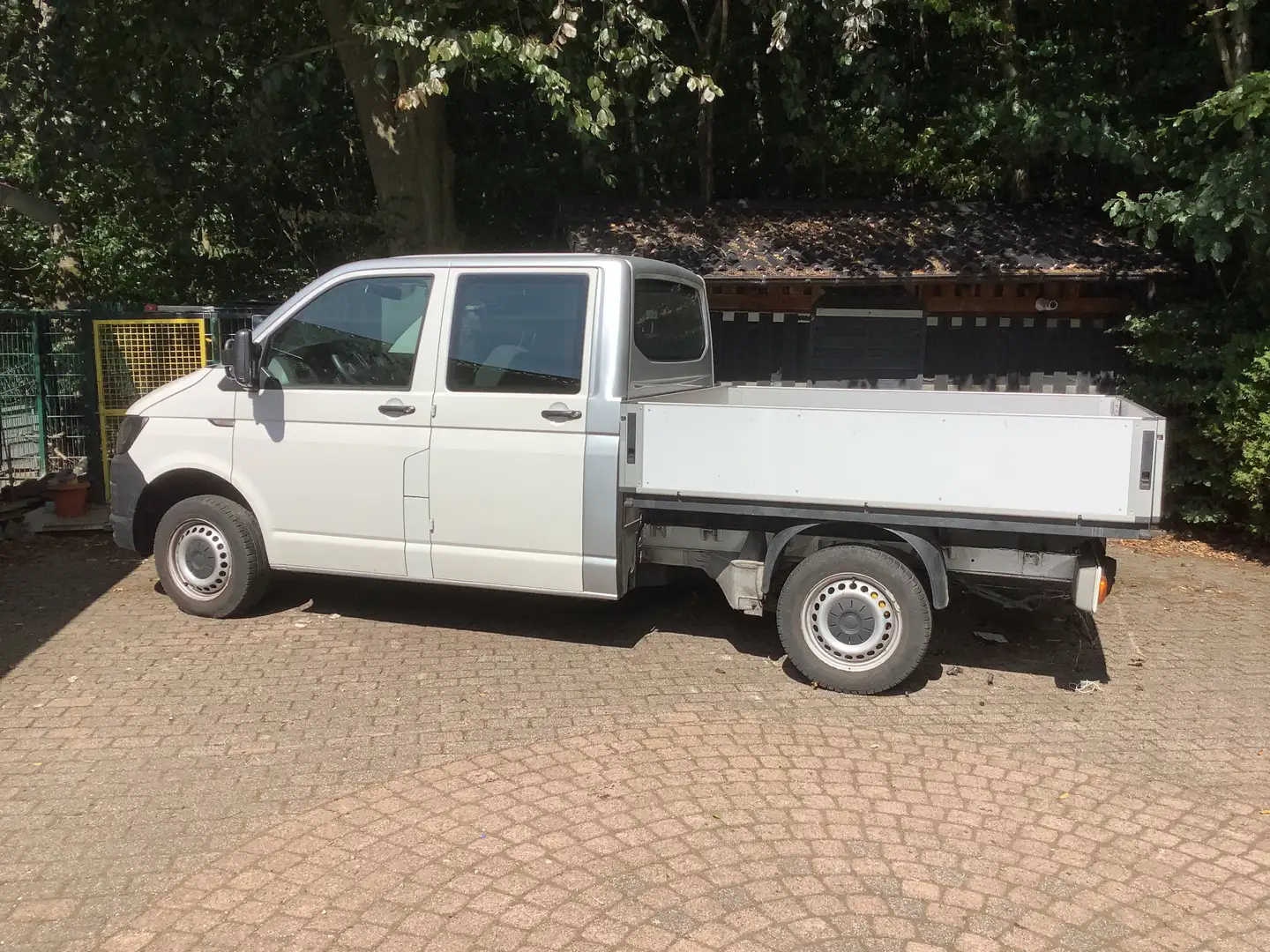 Volkswagen T5 Doppelkabine Pritsche Weiß - 1