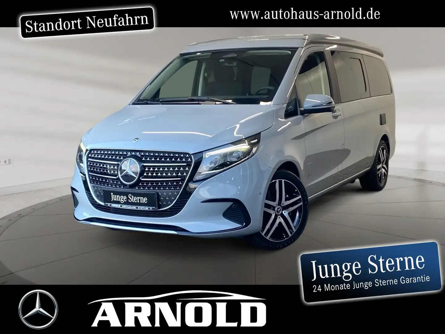 Mercedes-Benz V 300 V 300 d 4M Marco Polo Markise AHK DISTR. MULTIB. Gris - 1