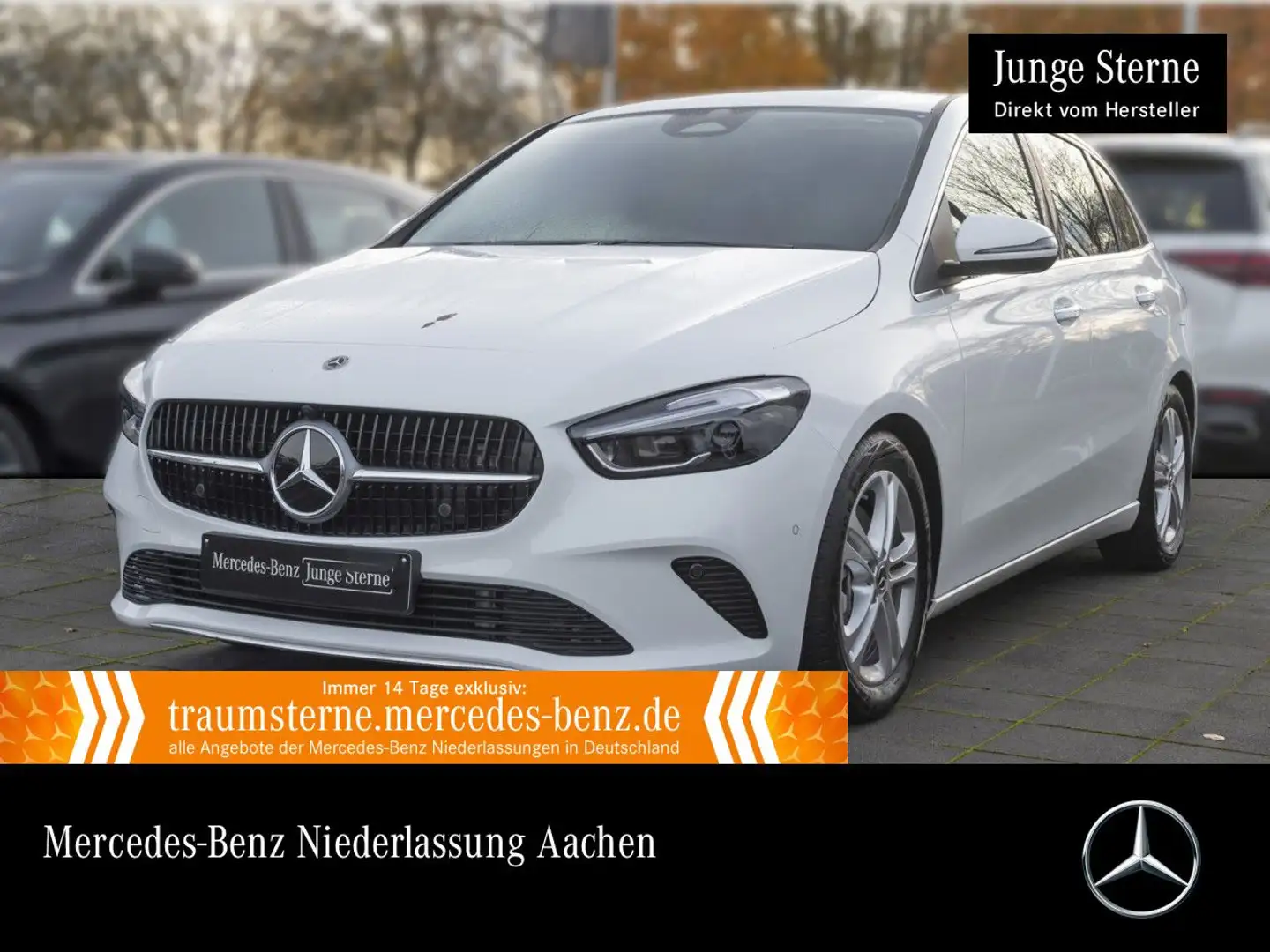 Mercedes-Benz B 220 d PROGRESSIVE+AHK+MULTIBEAM+KAMERA+TOTW+8G Weiß - 1