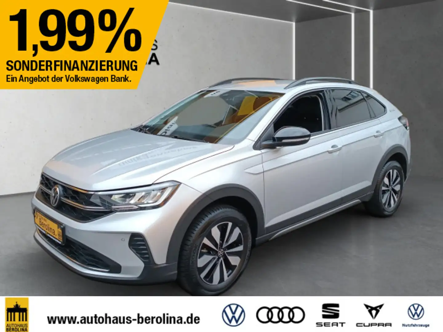 Volkswagen Taigo 1.0 TSI Goal DSG *ACC*App-Connect*SHZ* Silber - 2