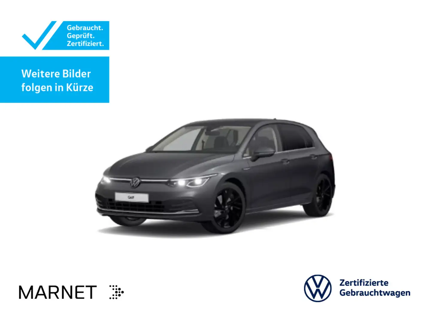 Volkswagen Golf VIII 2.0 TSI Style Navi*AHK*StHzg*IQ-Light* Grau - 1