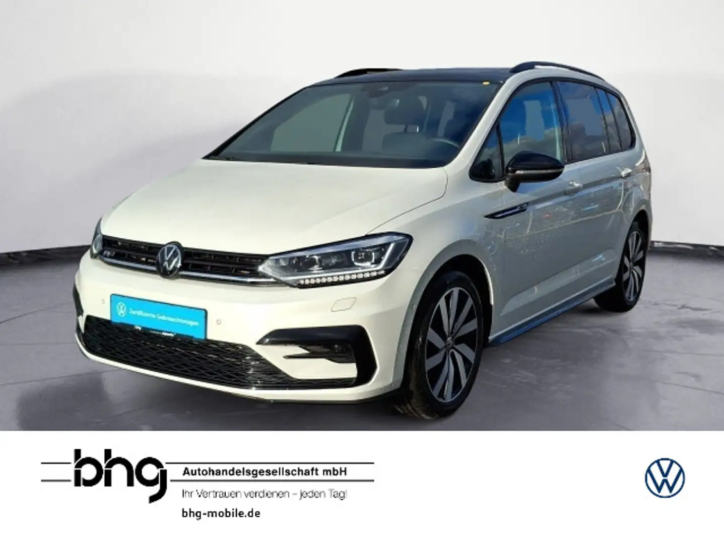 Volkswagen Touran 2.0 TDI DSG Highline R-Line Pano Dynaudio Weiß - 1