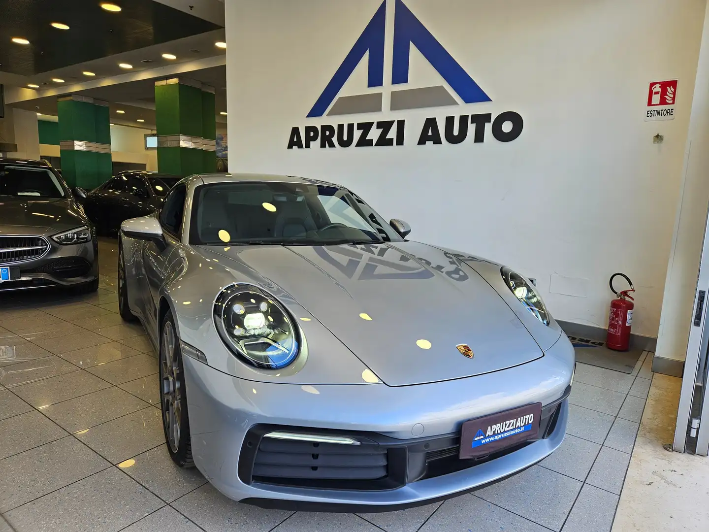 Porsche 911 992 Coupe 3.0 Carrera S auto PELLE RETROCAM NAVI Argintiu - 1