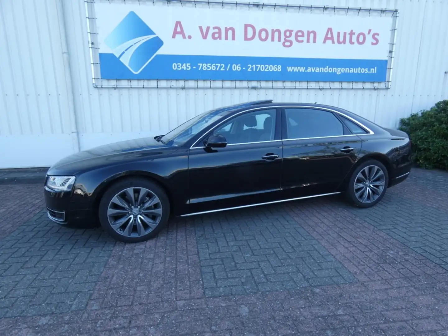 Audi A8 3.0 TFSI Quattro Lang Automaat,Leer,Schuifdak.Led Noir - 1