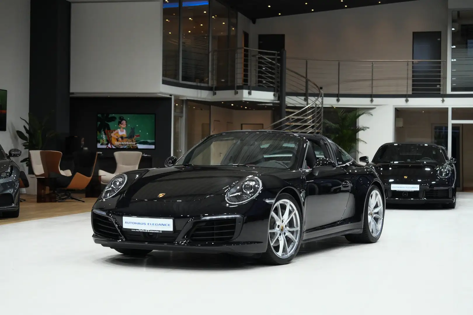 Porsche 991 Targa 4*SPORTABGAS*BURMESTER*CHRONO*18-WEGE* Noir - 1
