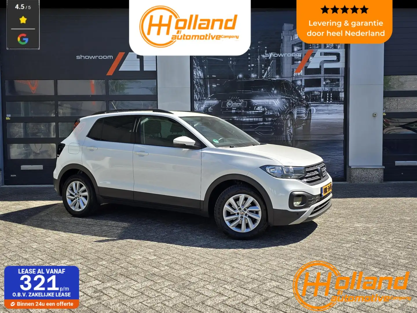 Volkswagen T-Cross DSG|ACC|AppleCarPlay|VirtualCP|Stoelverw| Blanco - 1
