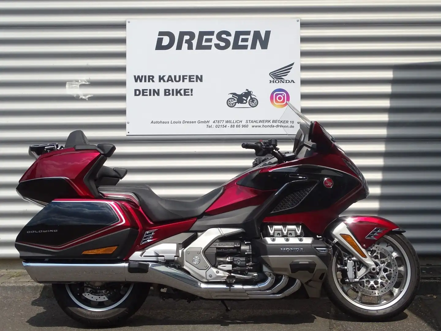 Honda GL 1800 Goldwing Tour DCT ABS  * Scheckheft * Roşu - 1
