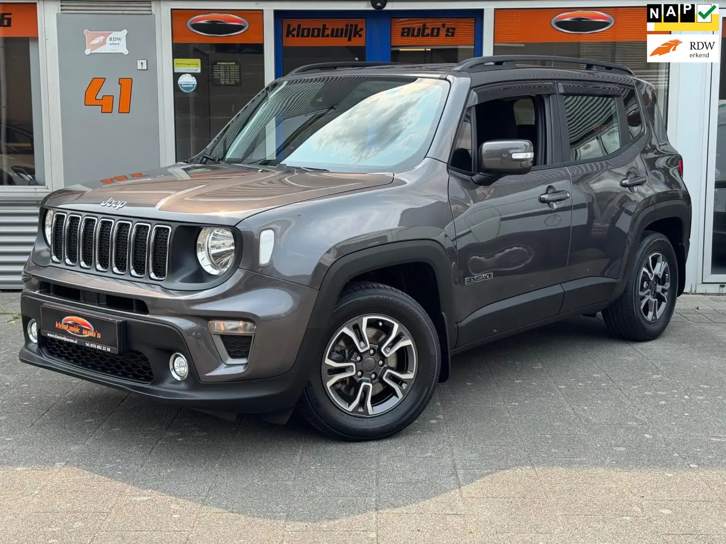 Jeep Renegade 1.0T Longitude Navigatie Cruise LM CarPlay 54.000k Grau - 1