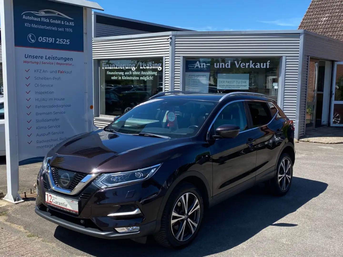 Nissan Qashqai N-Connecta/LED/Navi/360°/Keyless/Tempoma Paars - 1