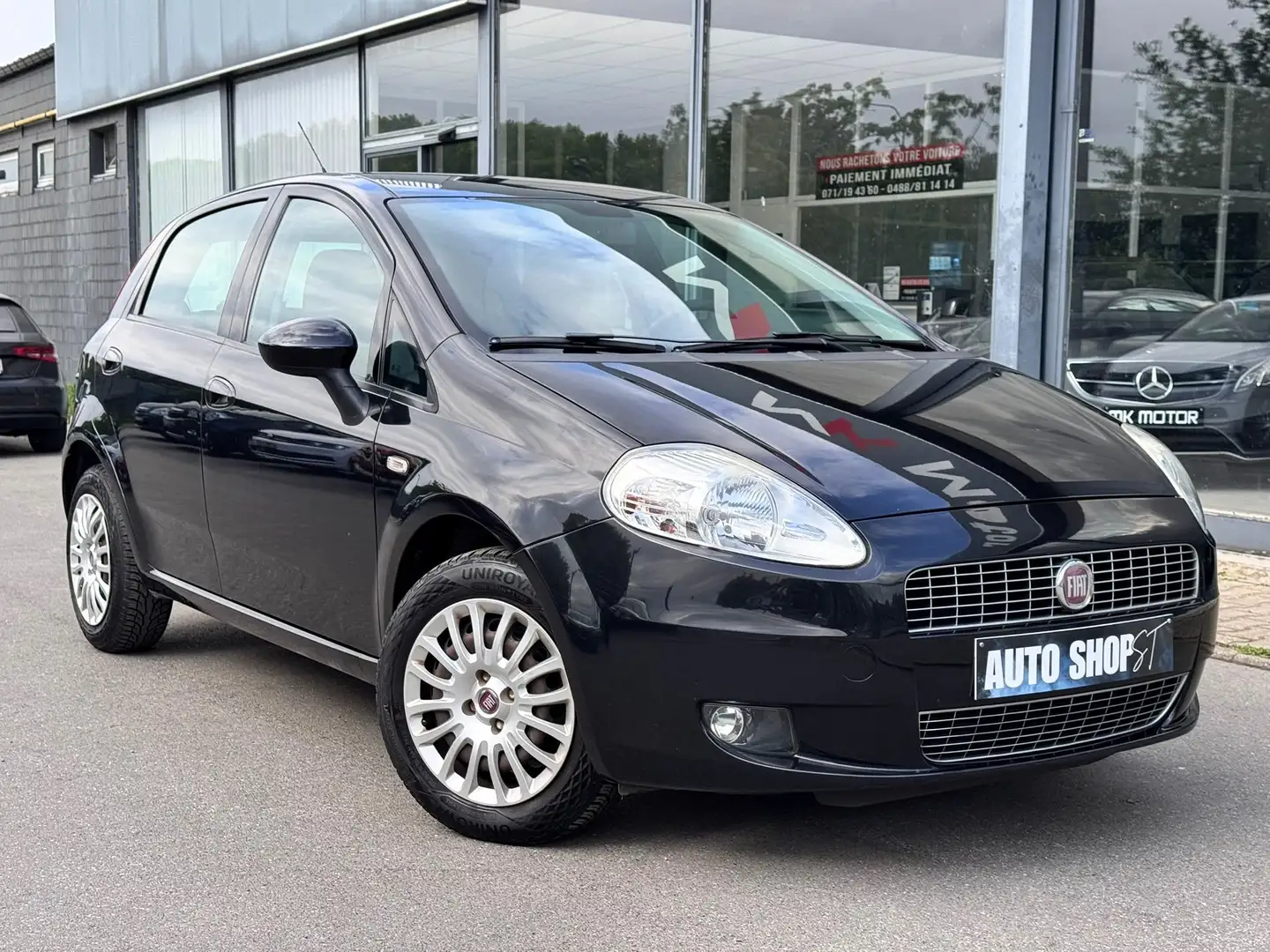 Fiat Punto 🟩1.2 ESSENCE 68CV - AIRCO - 1ER PROPRIETAIRE Noir - 1
