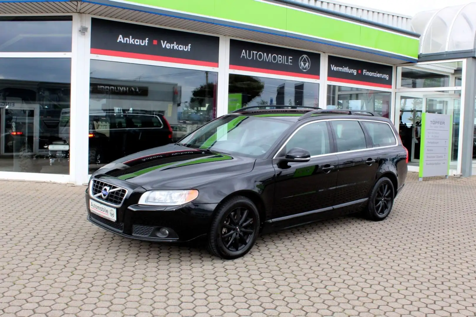Volvo V70 AHK,XENON,TÜV NEU. Negro - 1