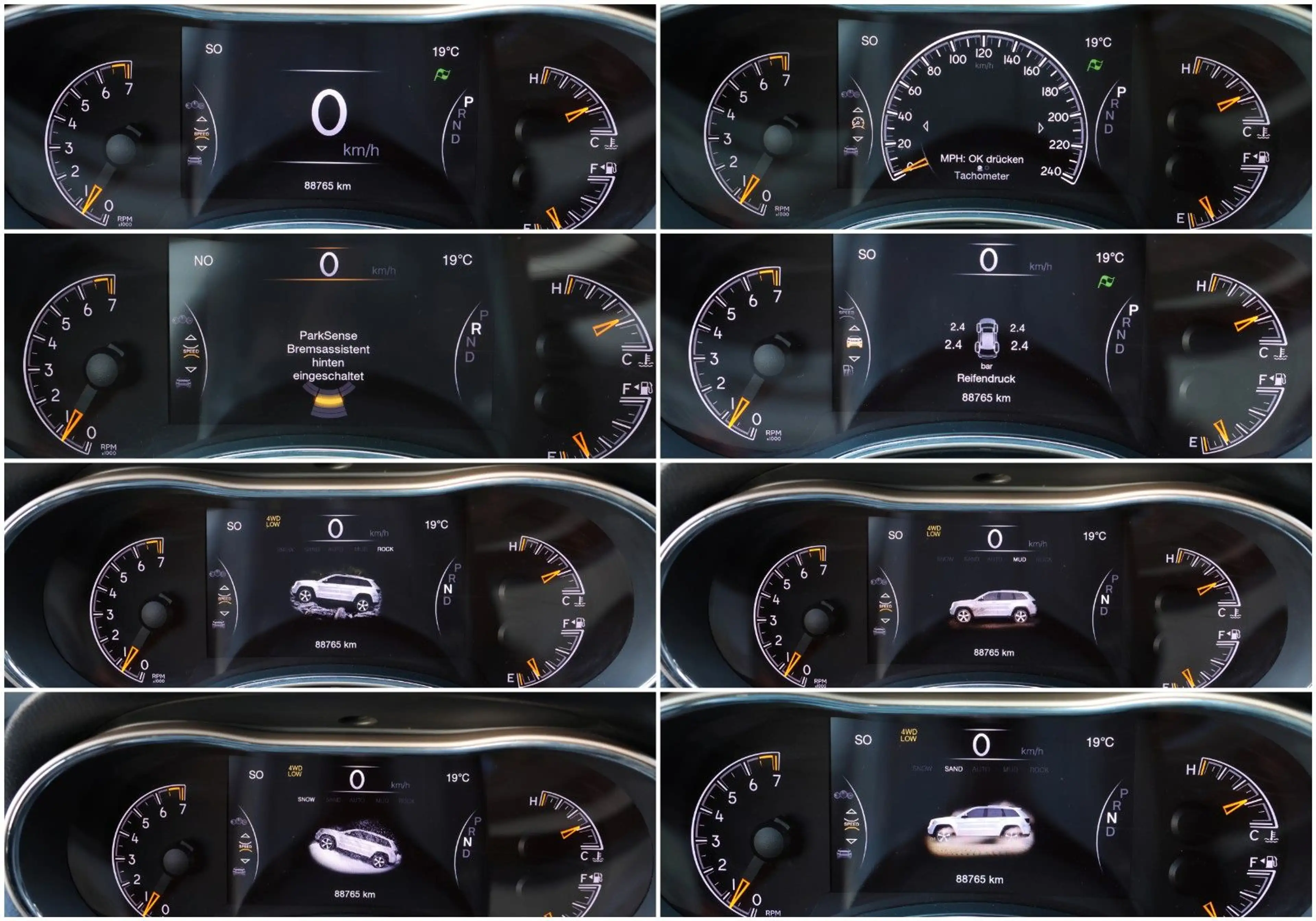 Jeep Grand Cherokee 3.6/4x4/H&K/SHZ/LHZ/TTW/KAMERA/20 — photo 11
