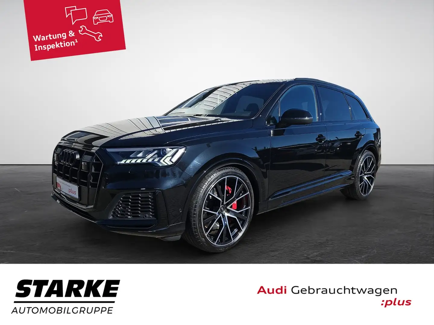 Audi SQ7 TFSI tiptronic quattro NaviPlus Matrix Leder Pa... Zwart - 2