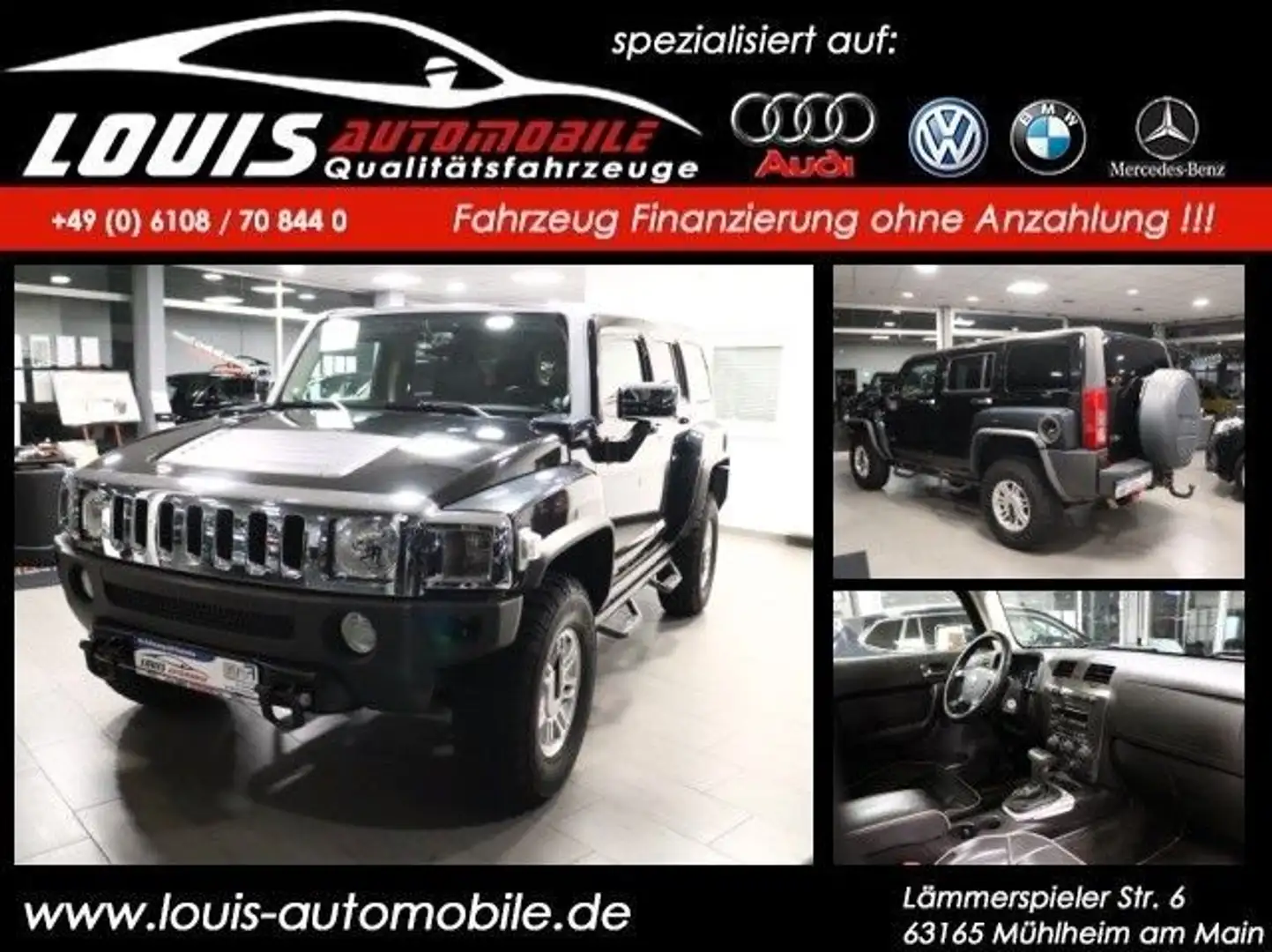 HUMMER H3 3.7 Adventure Auto. Dt-Fahrzeug/12 Garantie Zwart - 1