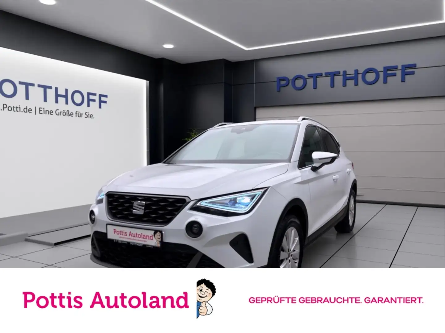 SEAT Arona 1.0 TSI FR NAVI KAMERA KLIMA SITZHZG Weiß - 1