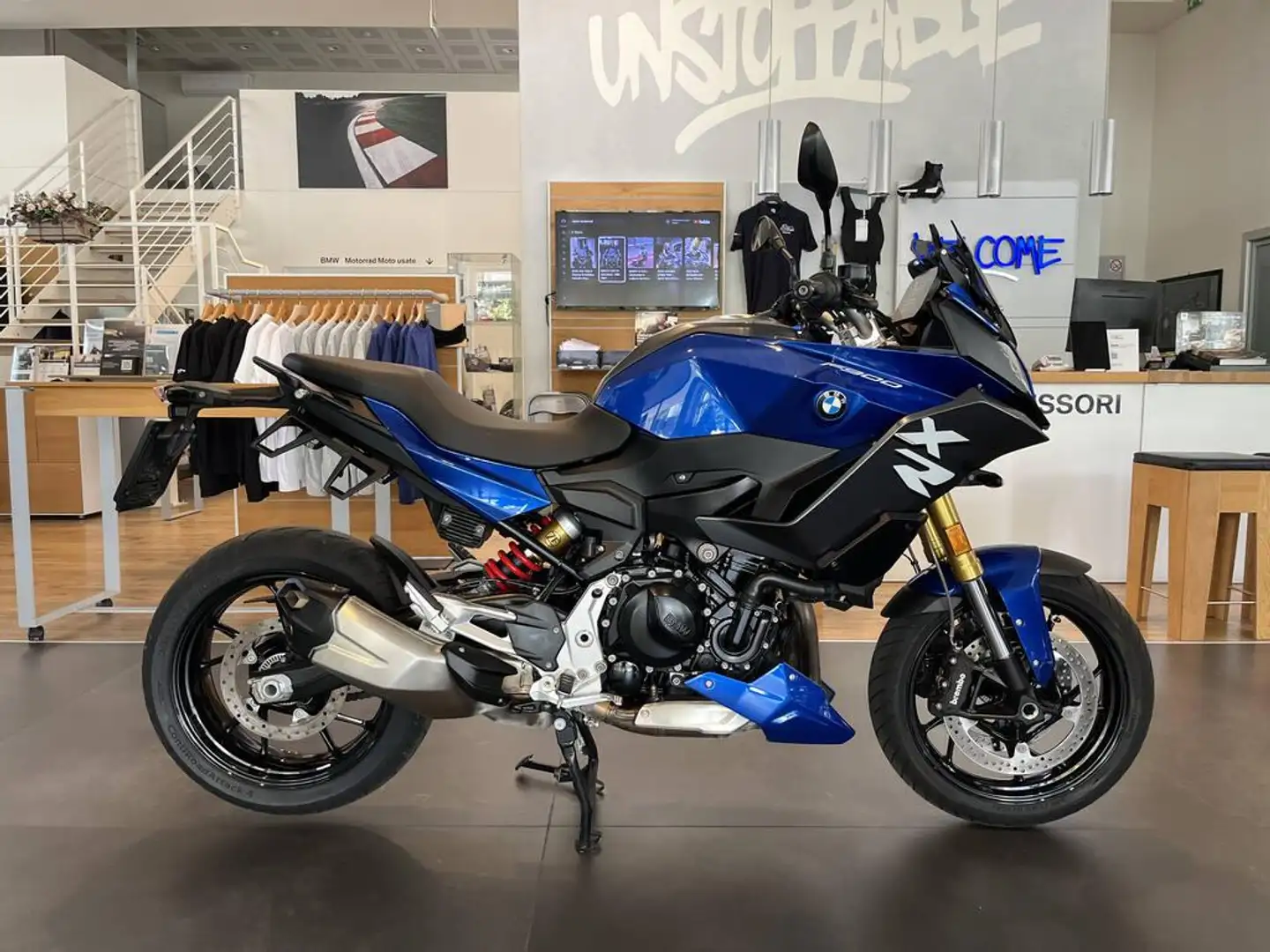BMW F 900 XR Abs Bleu - 1