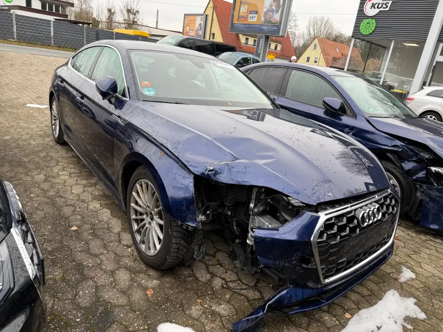 Audi A5 Sportback 40 TDI S line Leder Bleu - 1