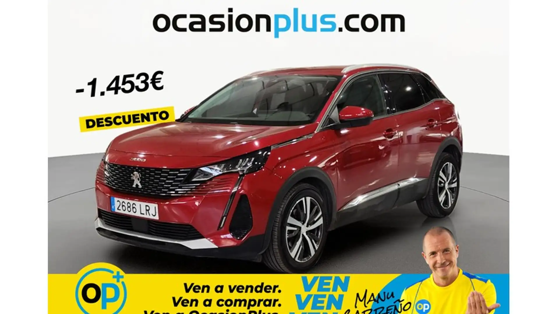 Peugeot 3008 1.5BlueHDi Allure Pack S&S EAT8 130 Rojo - 1