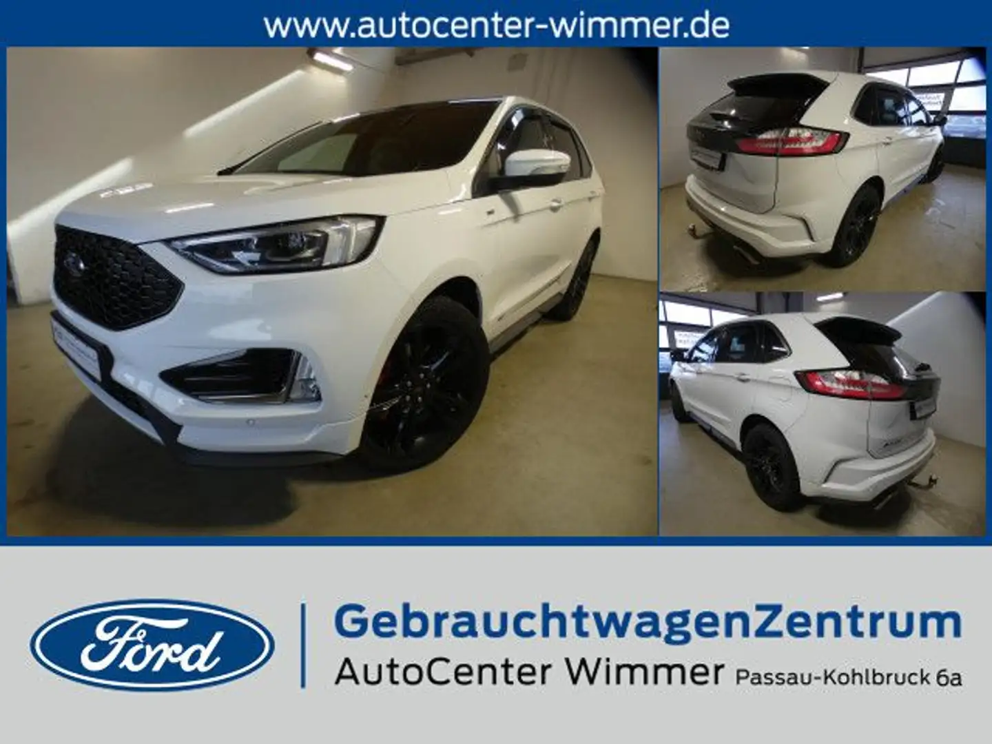 Ford Edge 2,0 EcoBlue Bi-Turbo 4x4 ST-LINE  AHK abnehmb Weiß - 1