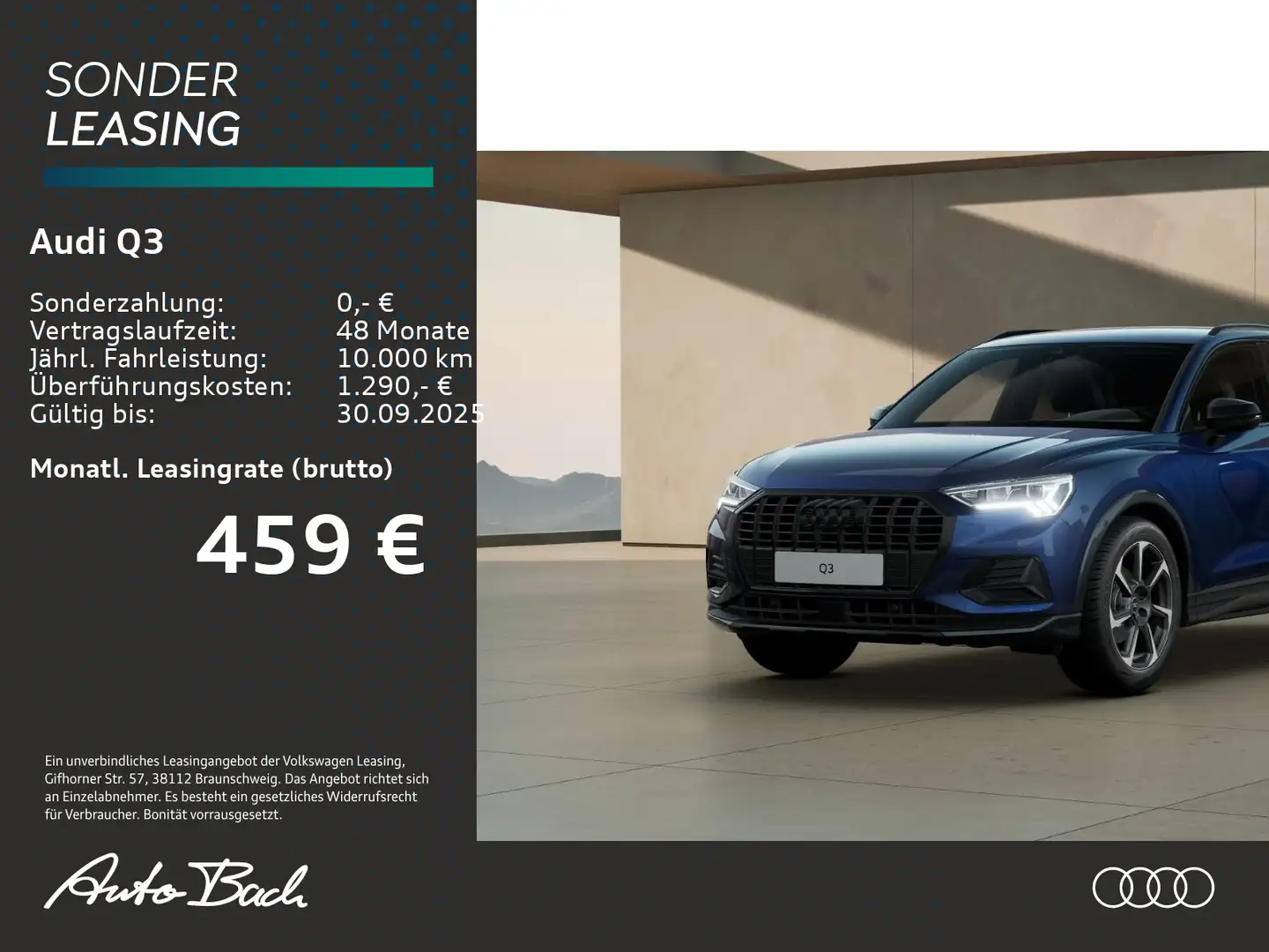 Audi Q3 S-Interieur advanced 35 TFSI S line Matrix Na Blau - 2