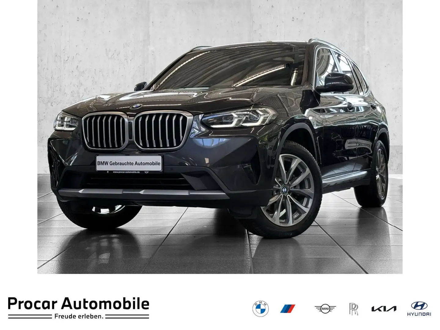 BMW X3 xDrive20d AdapLED PA RFK AHK Shz. DAB 19" LMR Gris - 1