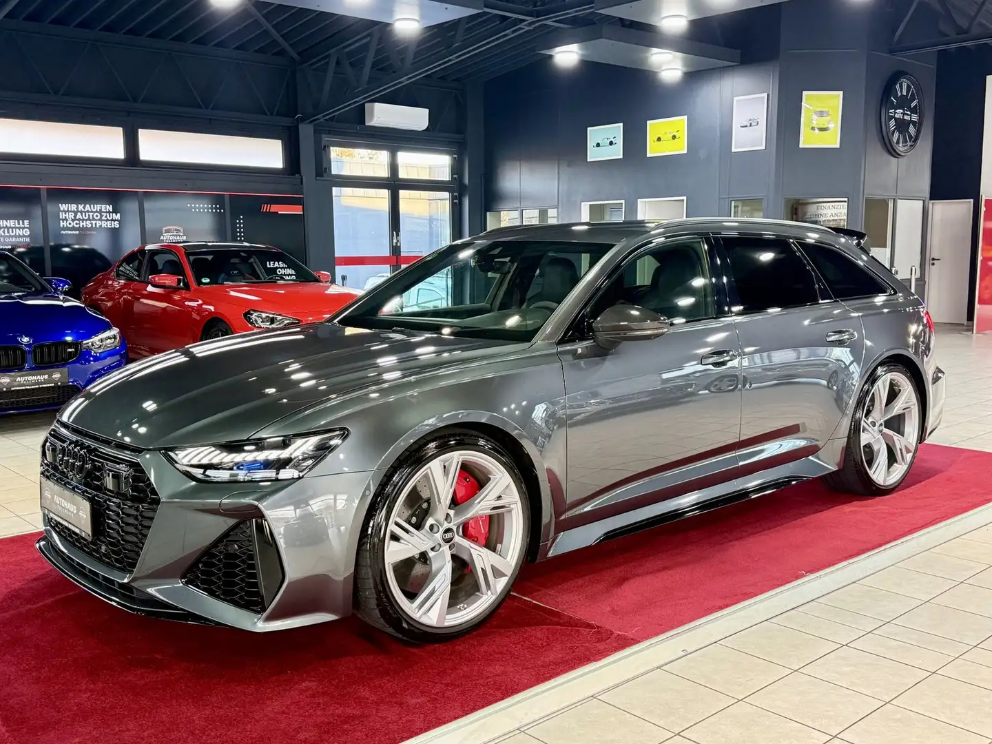 Audi RS6 4.0 TFSI quattro+Sitzbelüftung+360*Kamera Grau - 1