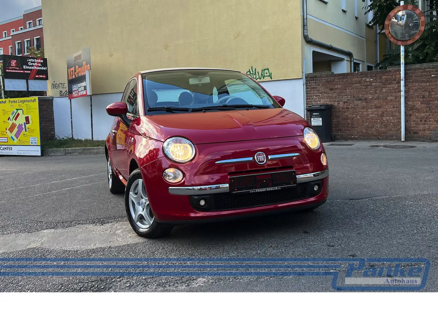 Fiat 500C Lounge*Automatik*1-Hand*Tel.*PDC*Klima* Rojo - 1