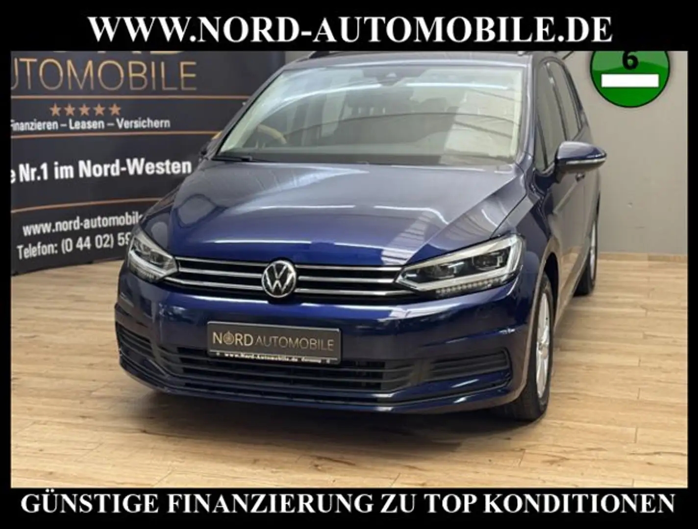 Volkswagen Touran Comfortline 2.0 TDI DSG SIDE&LANE/Kamera/ Comfortl Blau - 1