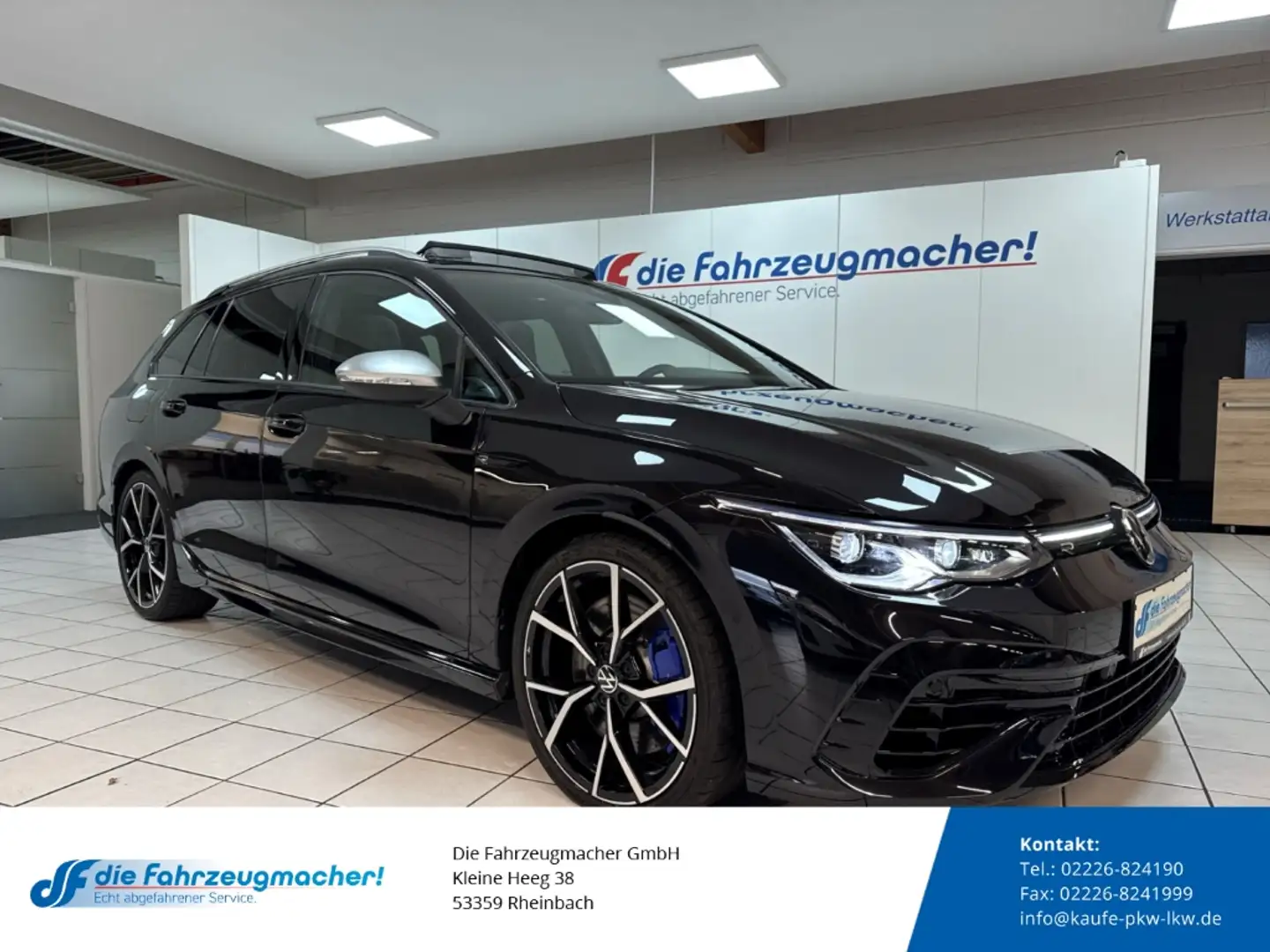 Volkswagen Golf VIII Variant R 4Motion HUD AD AHK-klappbar El. Pan Noir - 1