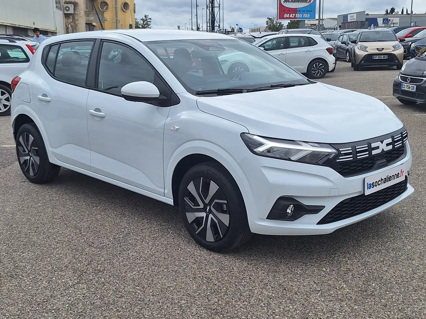 Dacia Sandero TCe 90 GSR2 Expression + roue de secours Blanc - 2